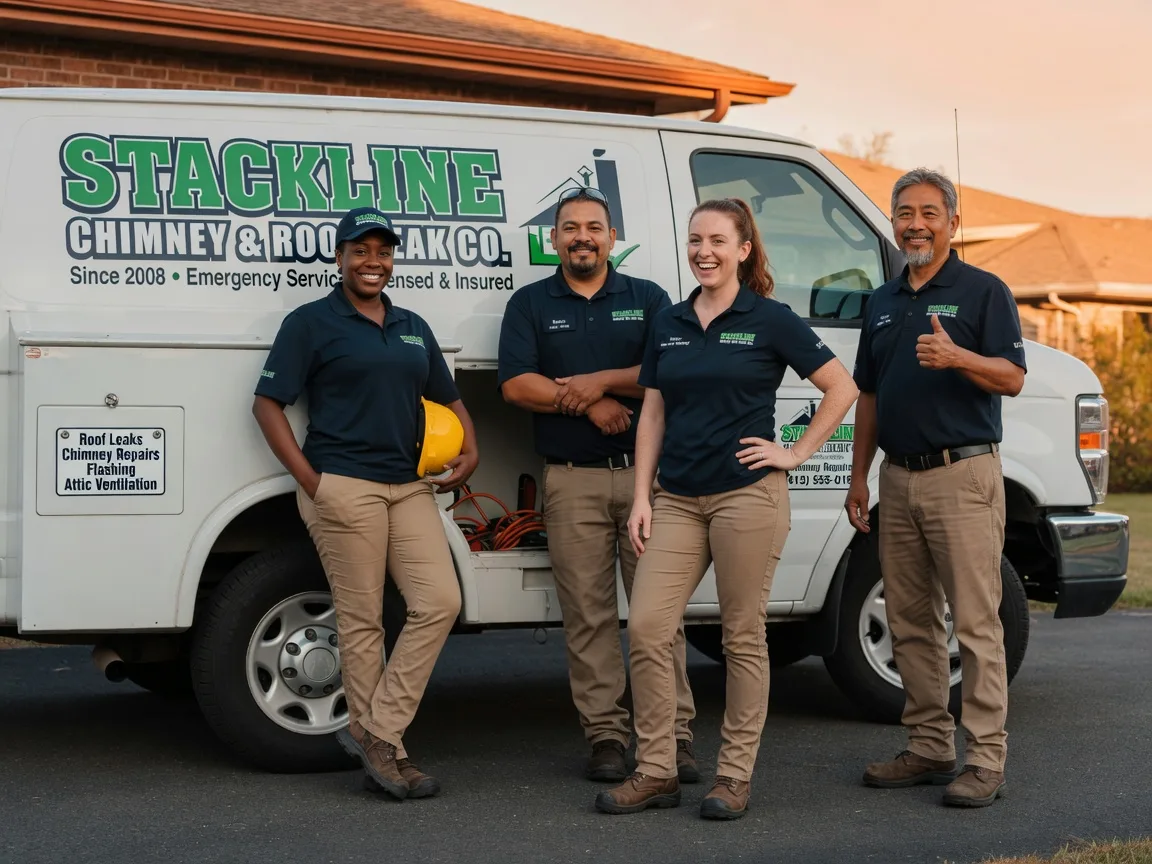 Chimney flashing repair company in Monterey, LA